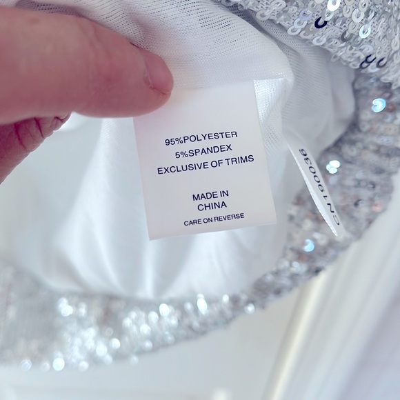 Silver sequins top - Picture 4 of 6